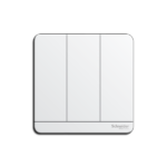 Bộ công tắc ba 1 chiều có đèn LED E8333L1LED_WE_G19 AvatarOn