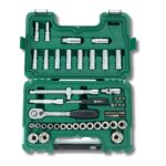 Bộ Tuýp Cần Siết Tự Động 1/2″ 60 Chi Tiết SATA 09007