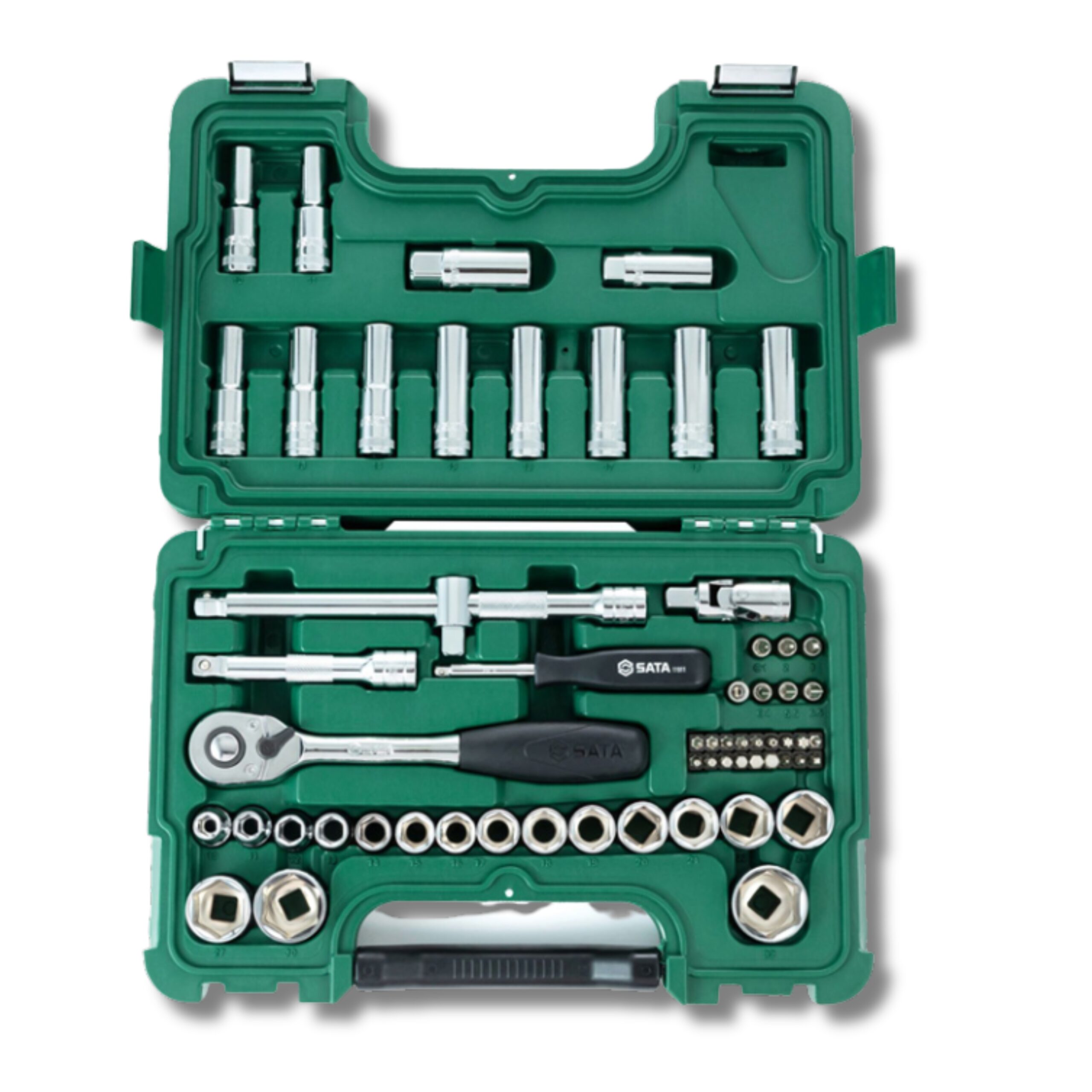 Bộ Tuýp Cần Siết Tự Động 1/2" 60 Chi Tiết SATA 09007